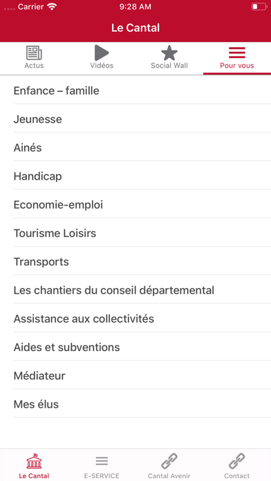 Cantal Conseil départemental screenshot 3