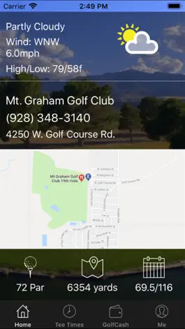 Game screenshot Mt. Graham Golf Tee Times hack