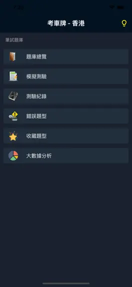 Game screenshot 考車牌-香港駕照考題分析 mod apk