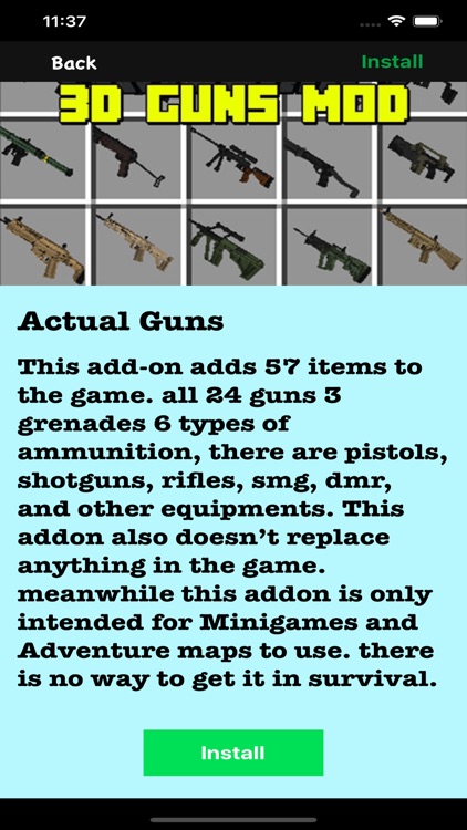 Guns for Minecraft PE