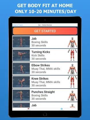 Screenshot 4 Kickboxing Workout at Home iphone