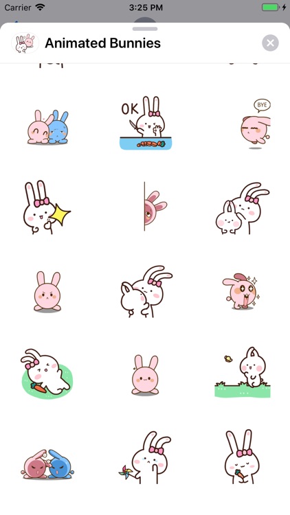 Animated Bunnies Stickers screenshot-3