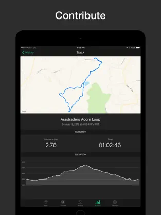Captura de Pantalla 3 Diverge - Tracker & Trail Maps iphone