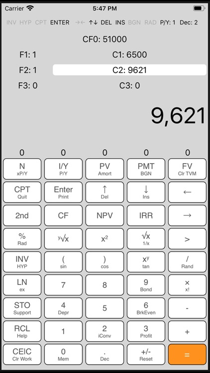 iFinancial Calculator MS