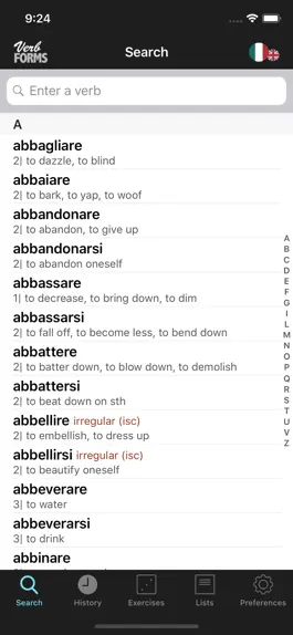 Game screenshot Italian Verbs & Conjugation apk