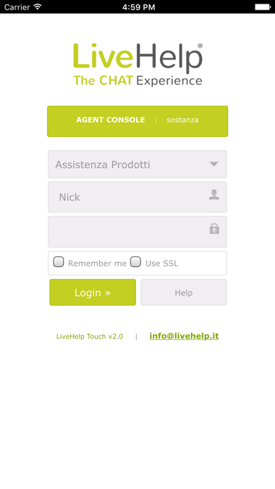Screenshot of LiveHelp Business Chat2
