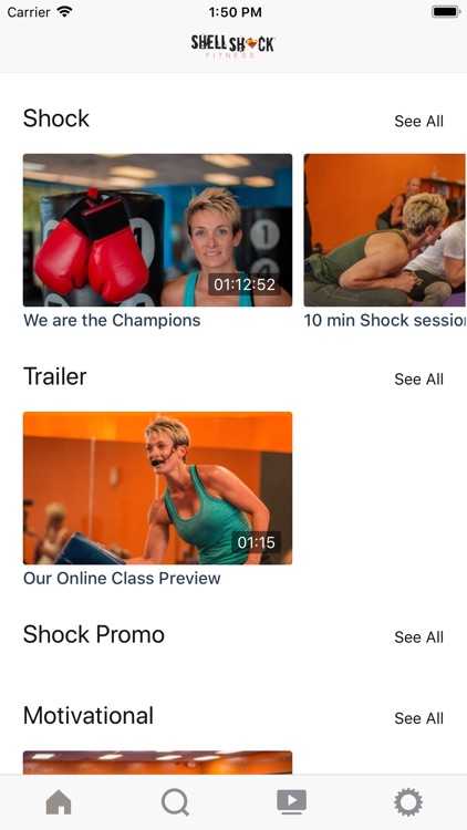 Shell Shock® Fitness TV