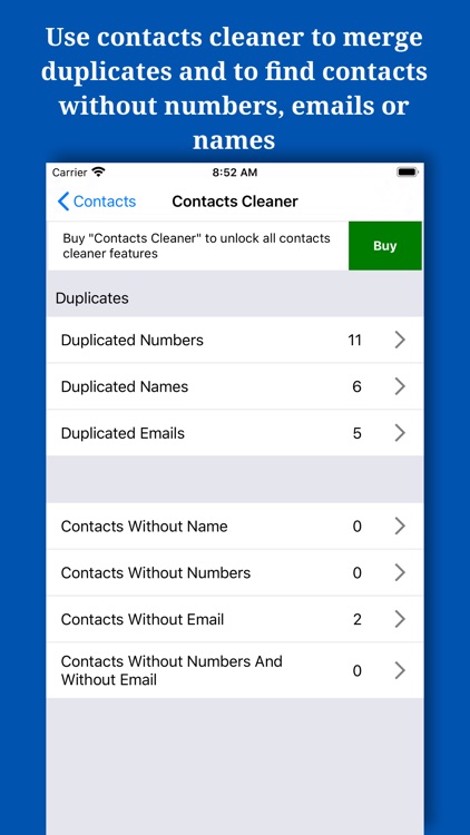 Backup And Manage Contacts