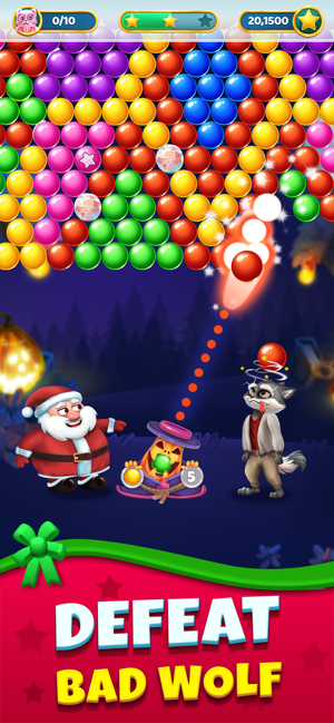 Christmas Games - Bubble Pop(圖3)-速報App