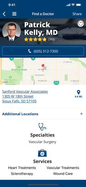 My Sanford Chart Mobile App