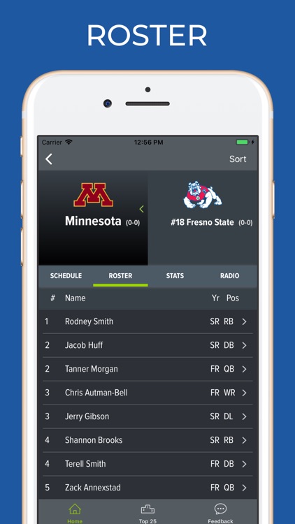 Minnesota Football Schedules screenshot-2