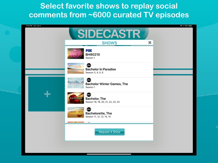 Sidecastr for iPad