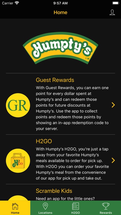 Humpty’s Guest Rewards