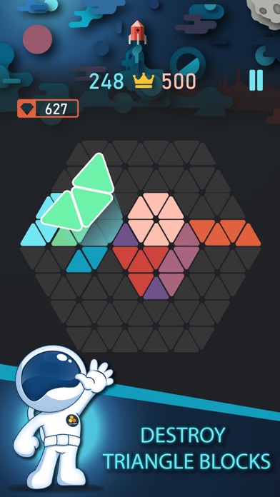 Trigon : Triangle Block Puzzle screenshot 1