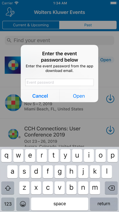 How to cancel & delete Wolters Kluwer Events from iphone & ipad 2