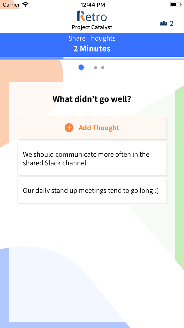 Retro App for Mobile