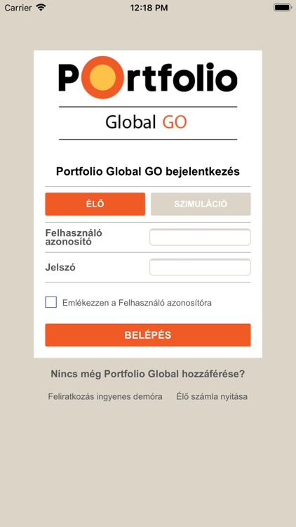 Portfolio Global Trader