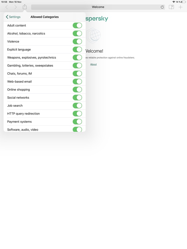 Kaspersky Safe Browser On The App Store