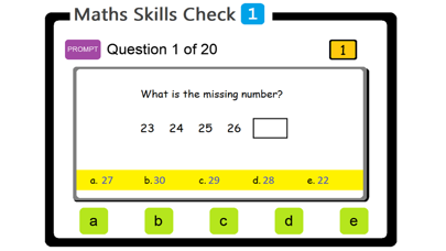 PAM Maths Skills Check 1 screenshot 3