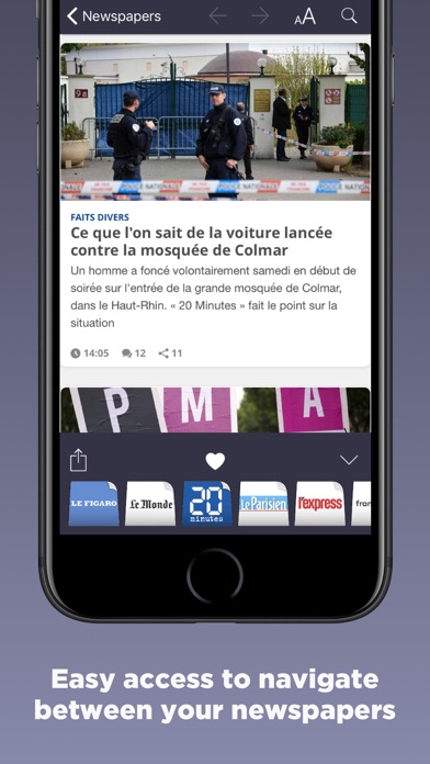 How to cancel & delete French Newspapers from iphone & ipad 3