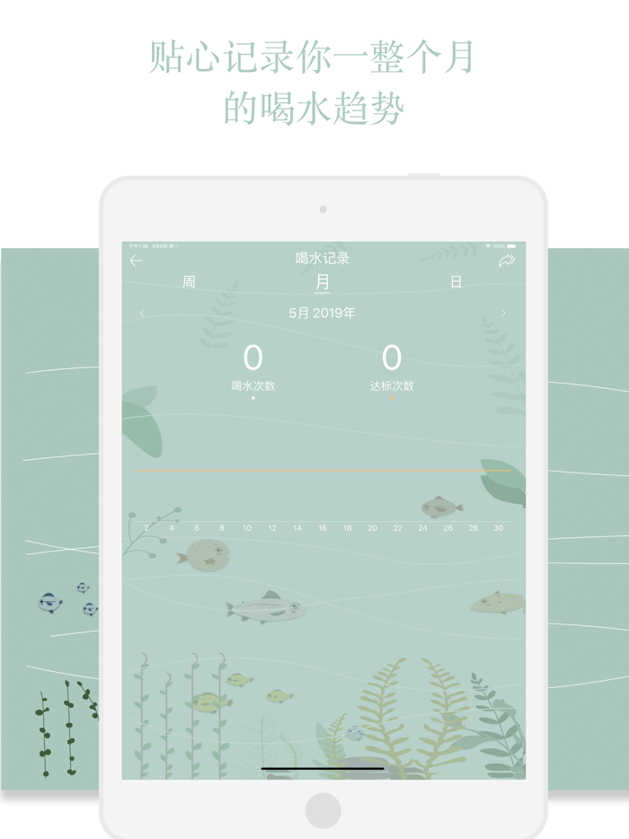 鱼塘喝水提醒 - 喝水时间提醒助手