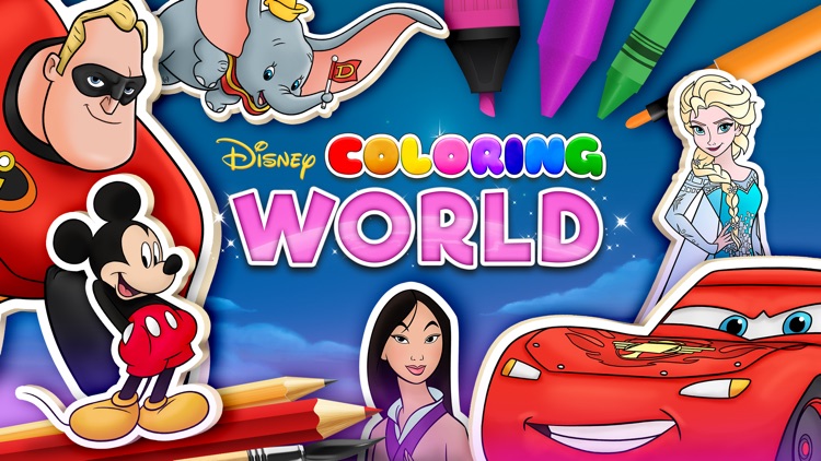 Disney Coloring World screenshot-0