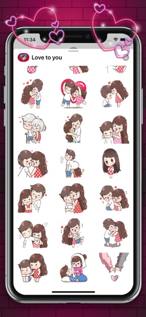 Animated Love Stickers Packs(圖6)-速報App