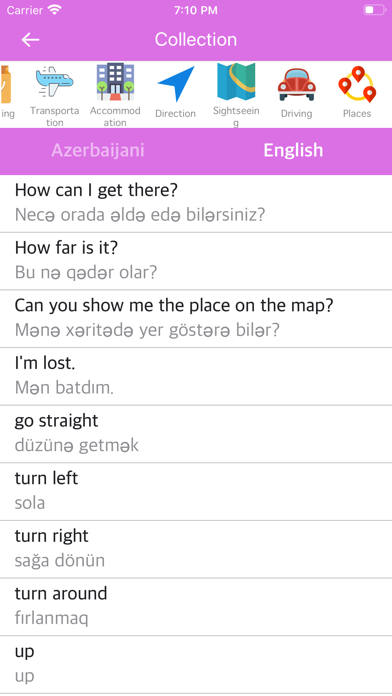 Azerbaijani-English Dictionary screenshot 2