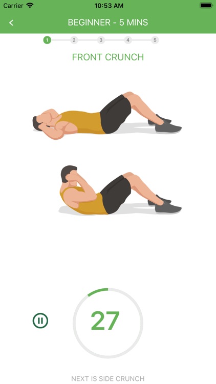 six pack exercise