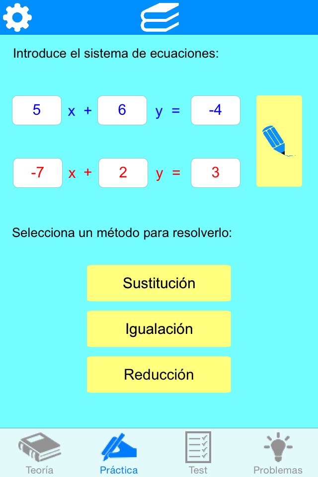 Sist. ecuaciones 2 incógnitas screenshot 2