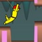 A cave legend is a game in which a brave man jumps in a cave and flies, avoiding many obstacles and arriving at the finish line in the shortest time possible