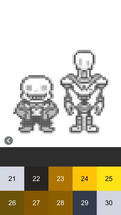 Sans Undertale Coloring Pixel