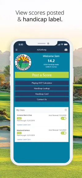 Game screenshot Arizona Golf Association apk