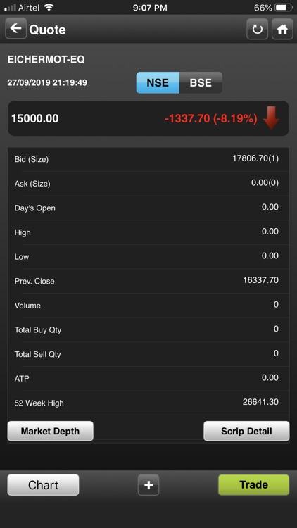 how to trade in nse mobile app