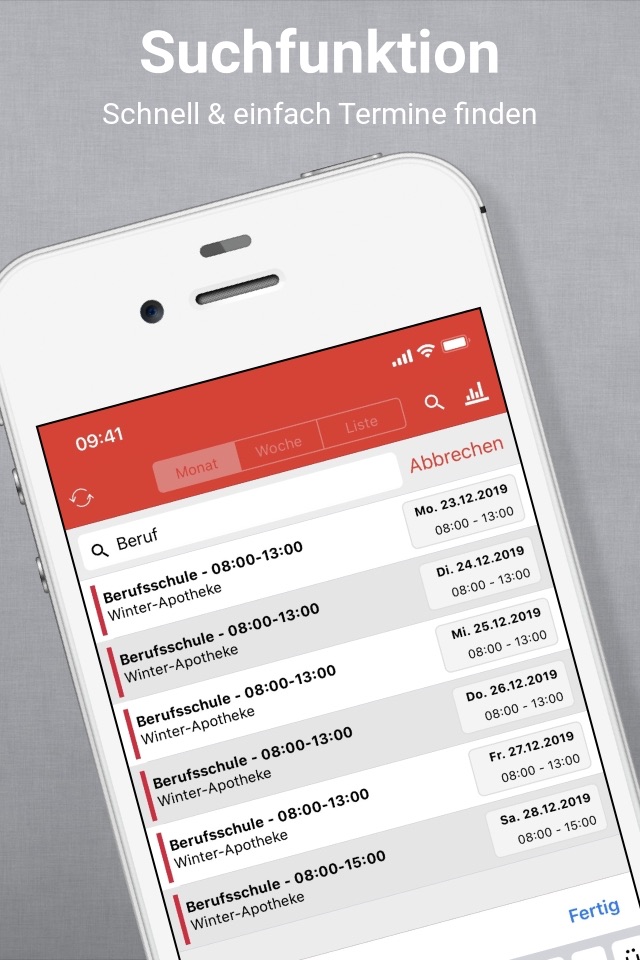 aSuite Dienstplan screenshot 3