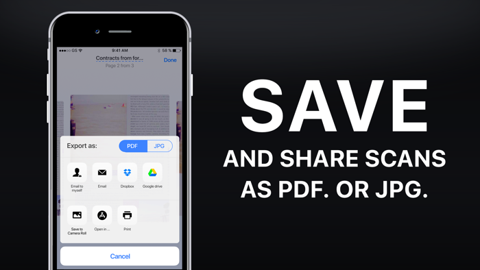 Scanner App PDF Document Cam