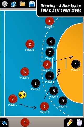 Coach Tactic Board: Handball - náhled