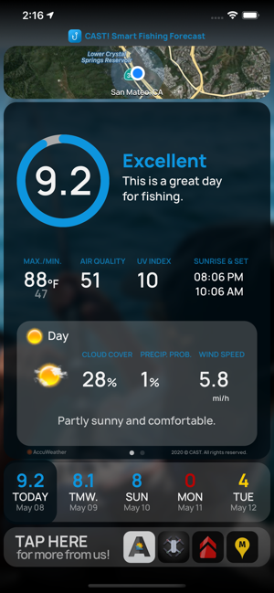 CAST! Smart Fishing Forecast