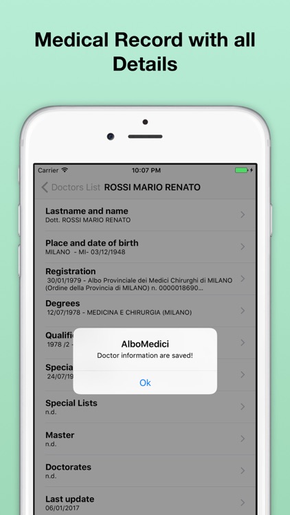 AlboMedici Pro - Verify Doctor