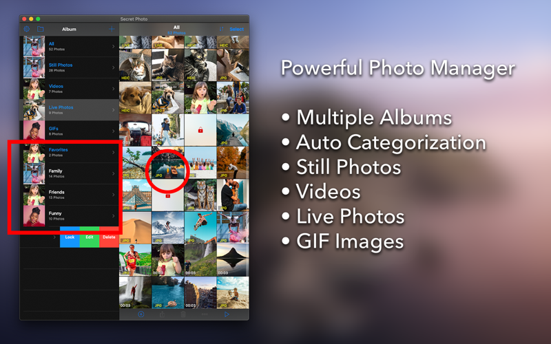 Secret Photo Vault + Bio Auth thumbnail 2
