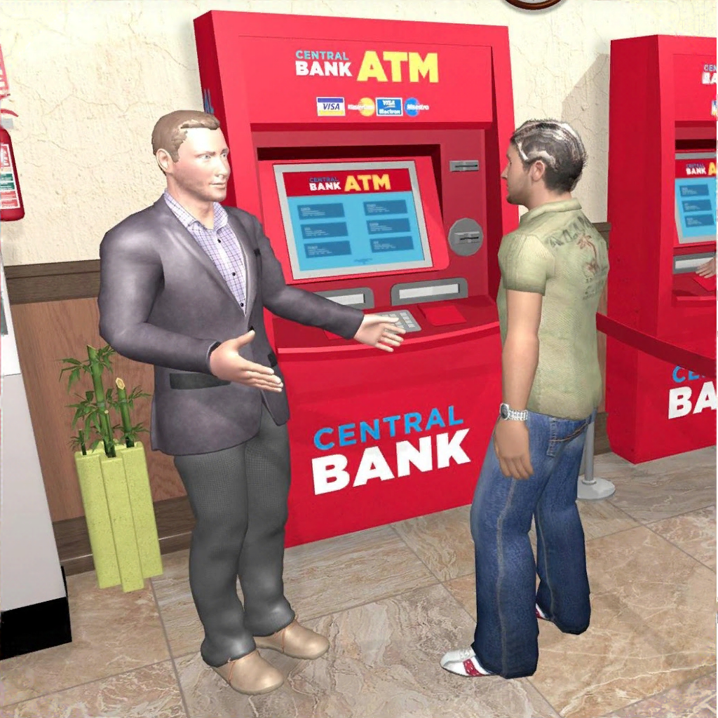 ATM Cash & Money Simulator 3D App Icon