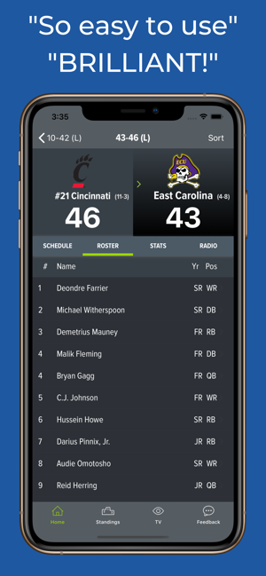 East Carolina Football App(圖3)-速報App