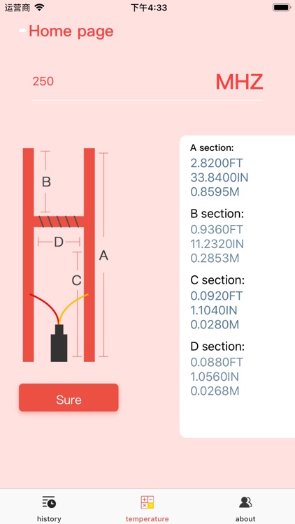 RadioLengthCalculator