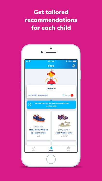 Jenzy: Easy Kid Shoe Sizing screenshot-3