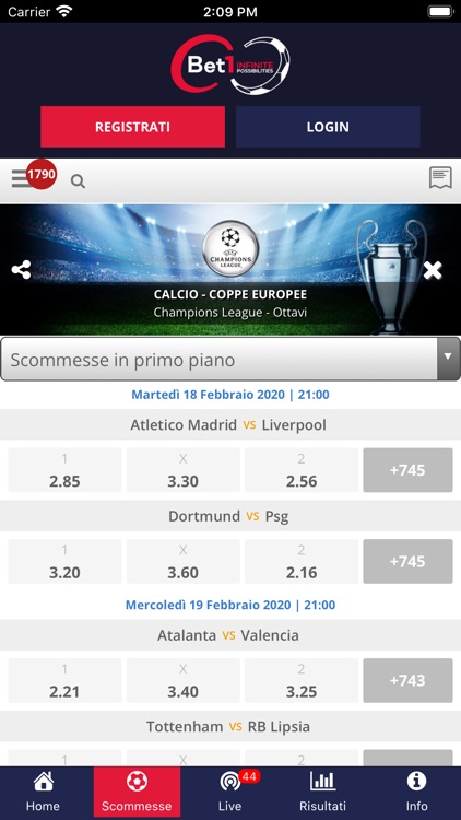 Bet1 Scommesse