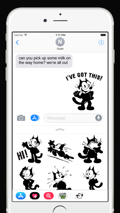 How to cancel & delete Felix the Cat Classic Stickers from iphone & ipad 2