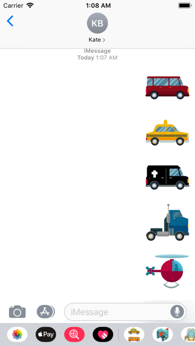 Transportation Stickers screenshot 2