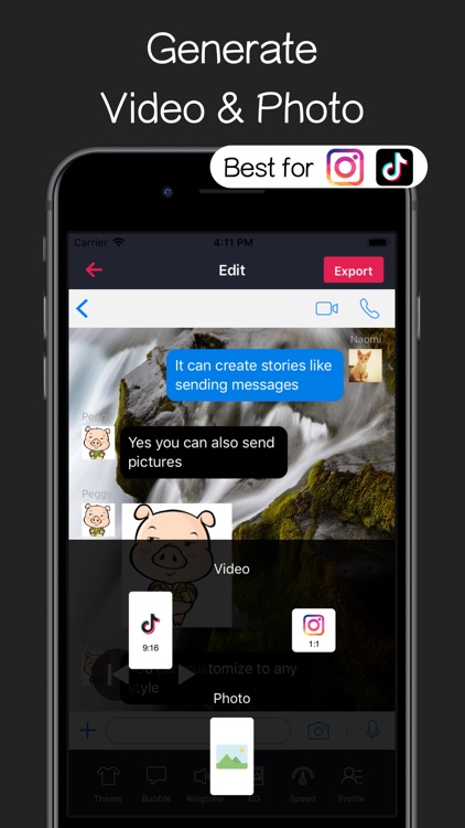 Text Message Chat Video Maker