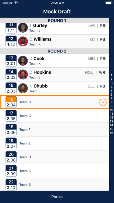 Fantasy Football Cheatsheet screenshot 3