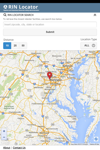 RIN Locator - náhled